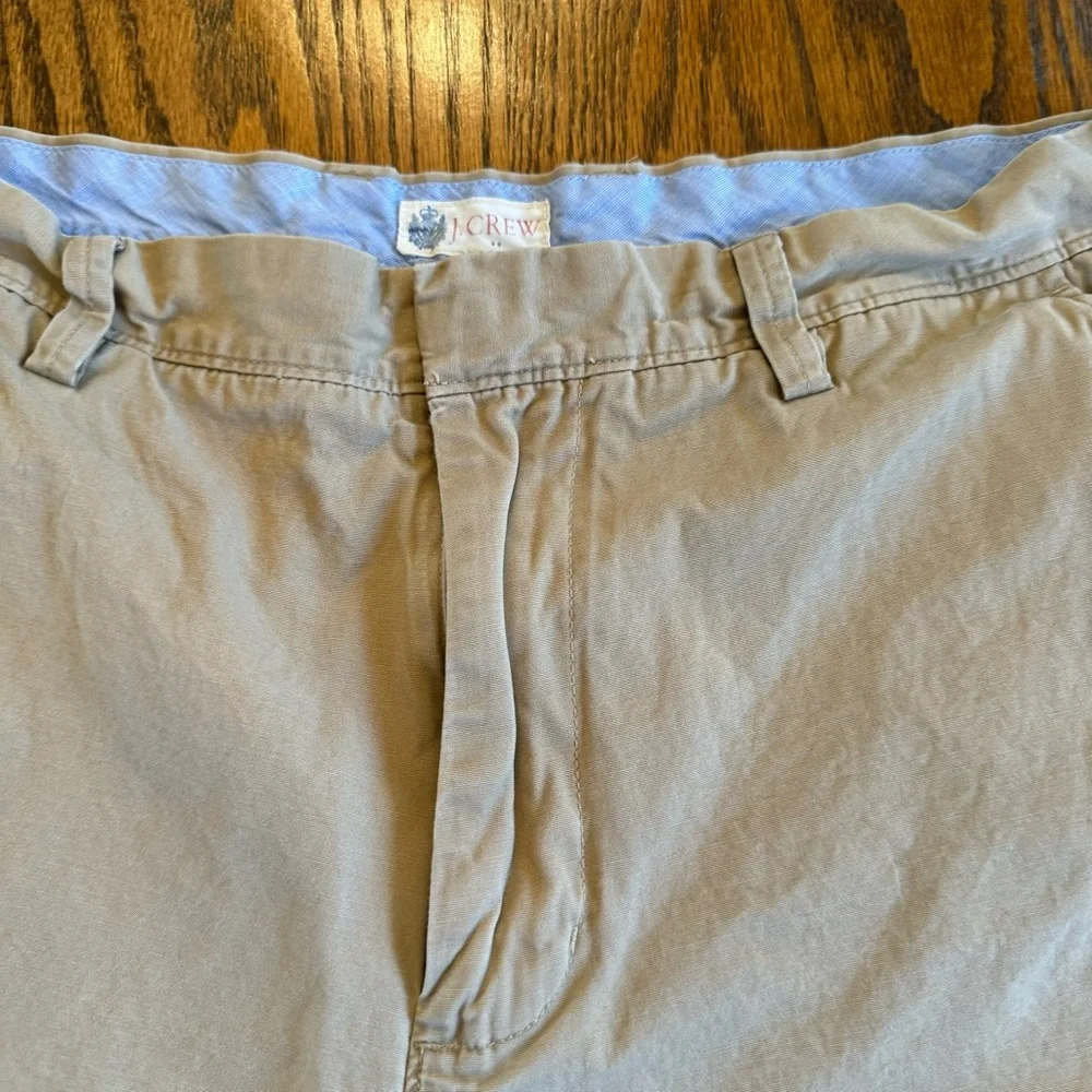 J.Crew Club Chino Shorts Mens 35 Khaki Cotton 10.5”